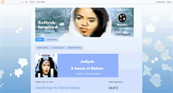 Desktop Screenshot of aaliyahinspired.blogspot.com