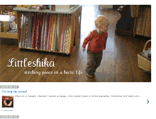 Tablet Screenshot of littleshika.blogspot.com