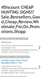 Mobile Screenshot of cheaphuntingsigns.blogspot.com