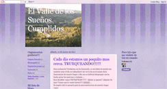 Desktop Screenshot of elvalledelossuenoscumplidos.blogspot.com