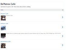 Tablet Screenshot of depatroscafe.blogspot.com