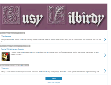 Tablet Screenshot of busylilbirdy.blogspot.com
