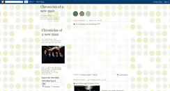 Desktop Screenshot of chronicles-of-a-new-man.blogspot.com