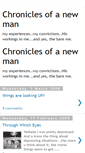 Mobile Screenshot of chronicles-of-a-new-man.blogspot.com