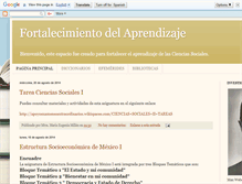 Tablet Screenshot of fortalecimientodelaprendizaje.blogspot.com