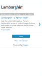 Mobile Screenshot of lamborghini-new.blogspot.com