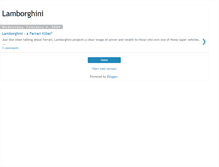 Tablet Screenshot of lamborghini-new.blogspot.com