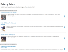 Tablet Screenshot of patasypatas.blogspot.com