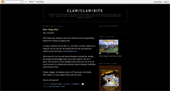 Desktop Screenshot of clawclawbite.blogspot.com