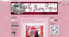 Desktop Screenshot of chezmarypoppins.blogspot.com