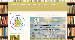 Desktop Screenshot of fraternidadeumbandistaluzdearuanda.blogspot.com