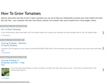 Tablet Screenshot of how-to-grow-tomatoes.blogspot.com