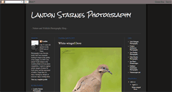 Desktop Screenshot of landonstarnesphotography.blogspot.com