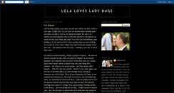 Desktop Screenshot of lolalovesladybugs.blogspot.com