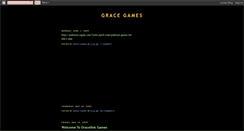 Desktop Screenshot of gracelinkgames.blogspot.com