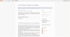 Desktop Screenshot of controllinginsights.blogspot.com