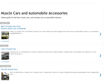 Tablet Screenshot of musclecarfreak.blogspot.com