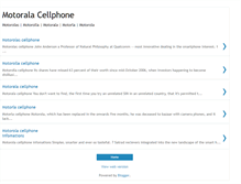 Tablet Screenshot of motorolacellphoneblog.blogspot.com