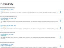 Tablet Screenshot of fiction-daily.blogspot.com