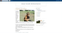 Desktop Screenshot of graybarnministries.blogspot.com