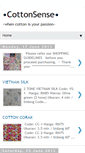 Mobile Screenshot of cottonsense.blogspot.com