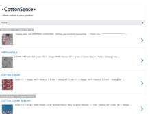 Tablet Screenshot of cottonsense.blogspot.com