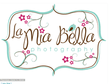 Tablet Screenshot of lamiabellaphotography.blogspot.com
