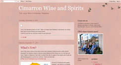 Desktop Screenshot of cimarronwines.blogspot.com