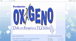 Desktop Screenshot of fundacionoxigeno.blogspot.com