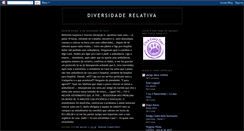 Desktop Screenshot of diversidaderelativa.blogspot.com