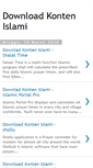 Mobile Screenshot of downloadkontenislami.blogspot.com
