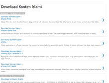 Tablet Screenshot of downloadkontenislami.blogspot.com