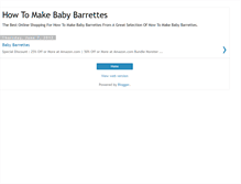 Tablet Screenshot of howtomakebabybarrettesz.blogspot.com