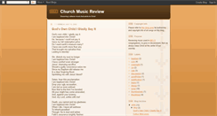 Desktop Screenshot of churchmusicreview.blogspot.com