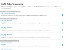 Tablet Screenshot of craftrobotemplates.blogspot.com