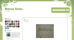 Desktop Screenshot of mamassolas.blogspot.com