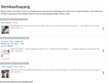 Tablet Screenshot of demikasihsayang.blogspot.com