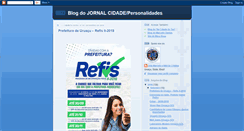 Desktop Screenshot of blogdojornalcidade.blogspot.com