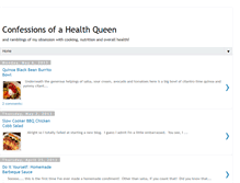 Tablet Screenshot of confessionsofahealthqueen.blogspot.com