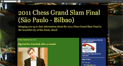 Desktop Screenshot of chessgrandslam.blogspot.com