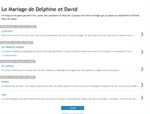 Tablet Screenshot of delphineetdavid.blogspot.com