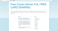 Desktop Screenshot of cccam-card-sharing.blogspot.com