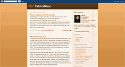 Desktop Screenshot of patrickmead.blogspot.com