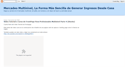 Desktop Screenshot of el-marketing-multinivel.blogspot.com