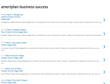 Tablet Screenshot of ameriplan-business-success.blogspot.com