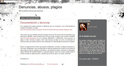 Desktop Screenshot of denunciasabusosplagios.blogspot.com