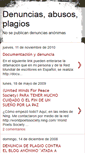 Mobile Screenshot of denunciasabusosplagios.blogspot.com