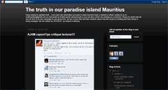 Desktop Screenshot of mauritiustruth.blogspot.com