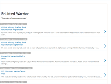Tablet Screenshot of enlistedwarrior.blogspot.com