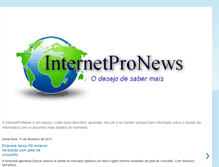 Tablet Screenshot of internetpronews.blogspot.com